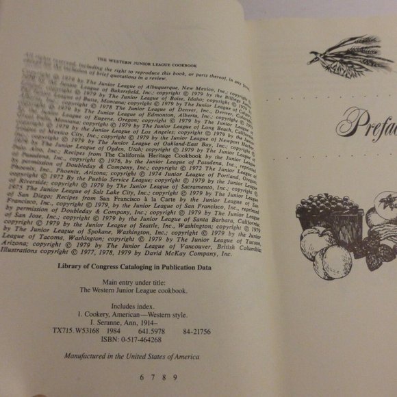 LAST MARKDOWN THE EASTERN JUNIOR LEAGUE COOKBOOK - ANN SERANNE - Picture 3 of 5